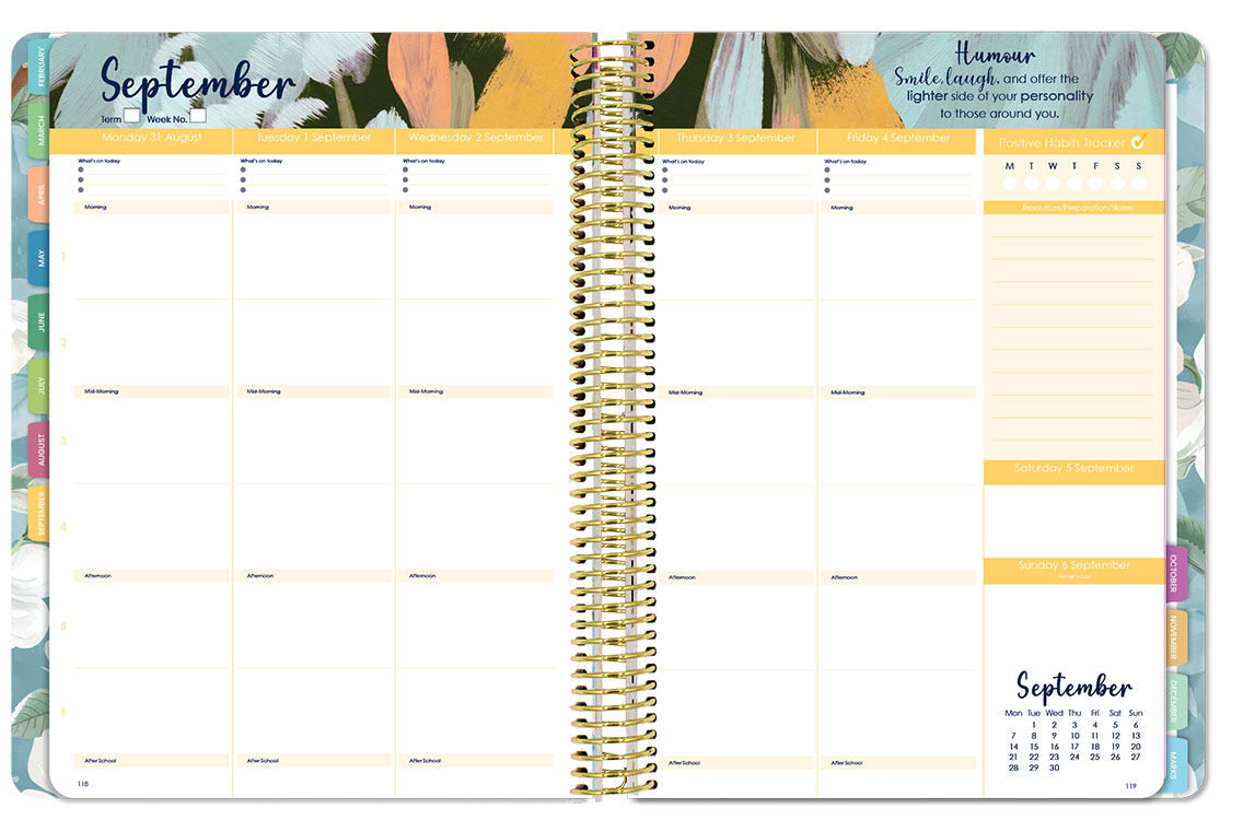 Florentina Premium Planner 2026 (Weekly) - Dark Elegance