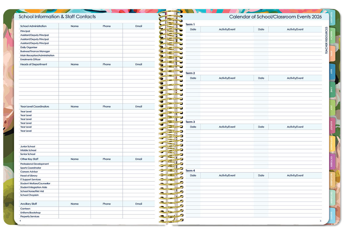 Florentina Premium Planner 2026 (Weekly) - Dark Elegance