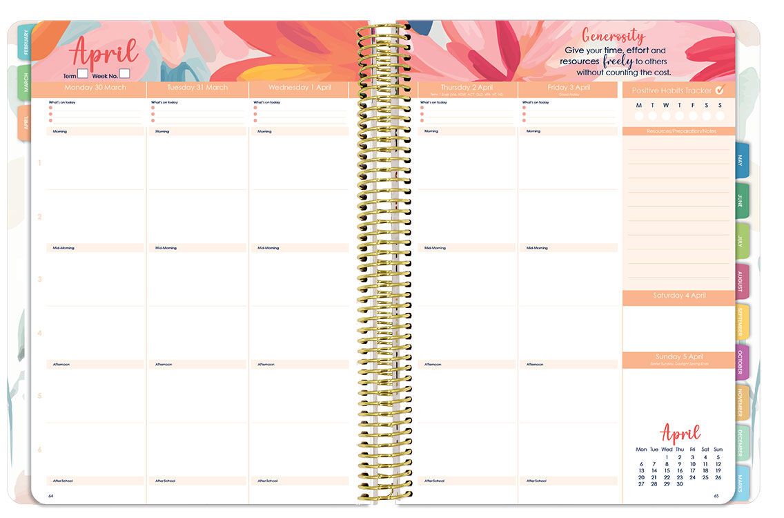 Florentina Premium Planner 2026 (Weekly) - Dark Elegance