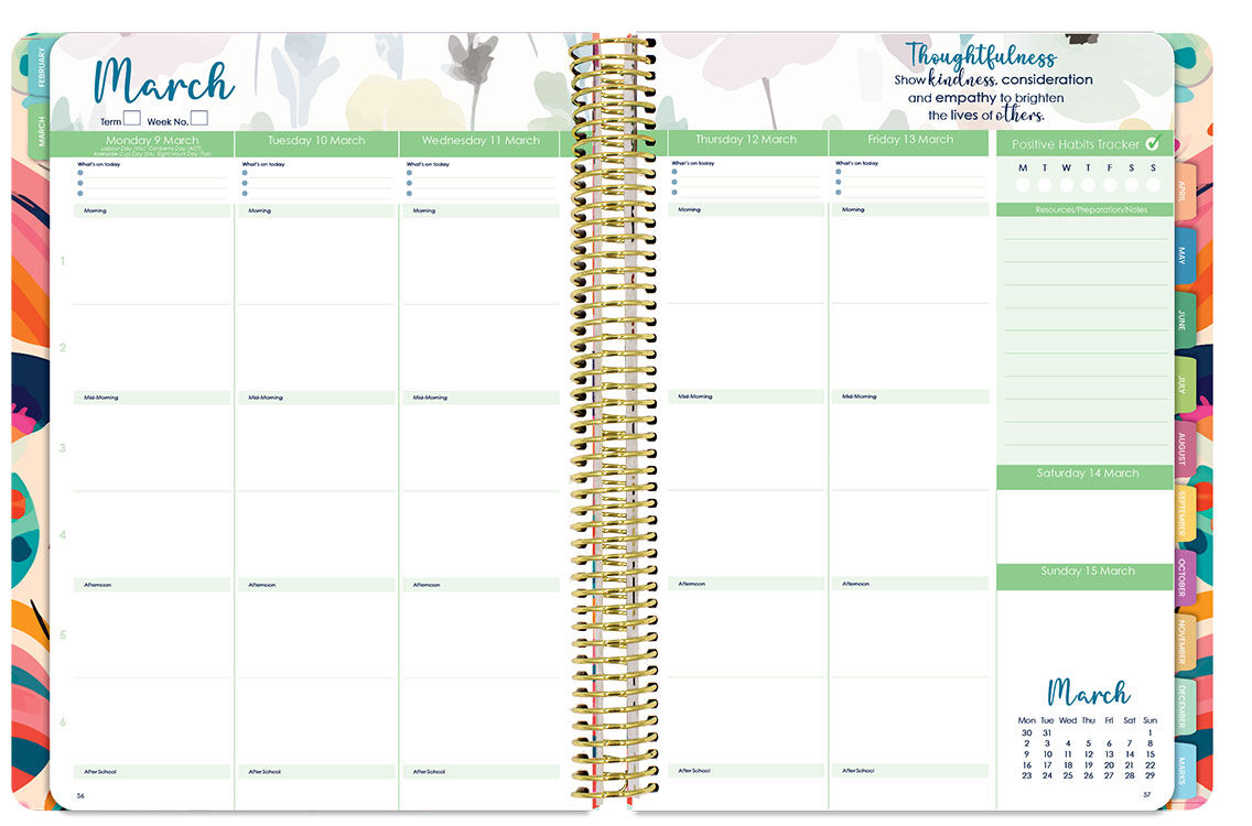 Florentina Premium Planner 2026 (Weekly) - Dark Elegance