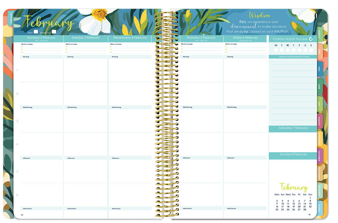 Florentina Premium Planner 2026 (Weekly) - Dark Elegance