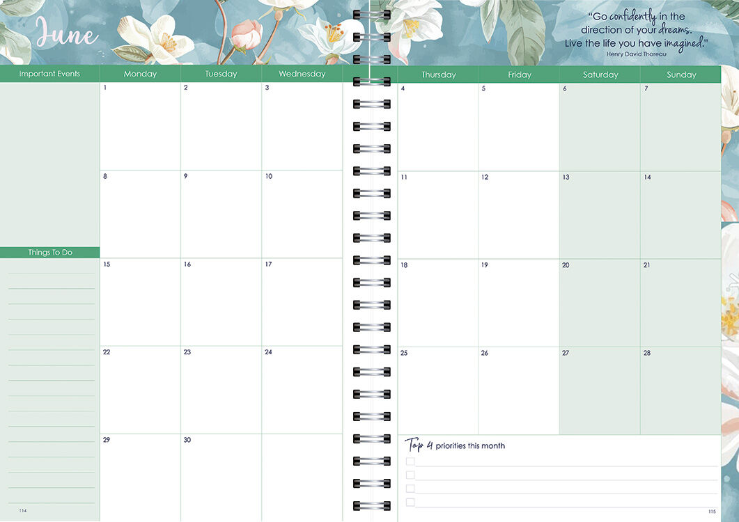 Home School Planner 2026 (Weekly) - Wiro Bound
