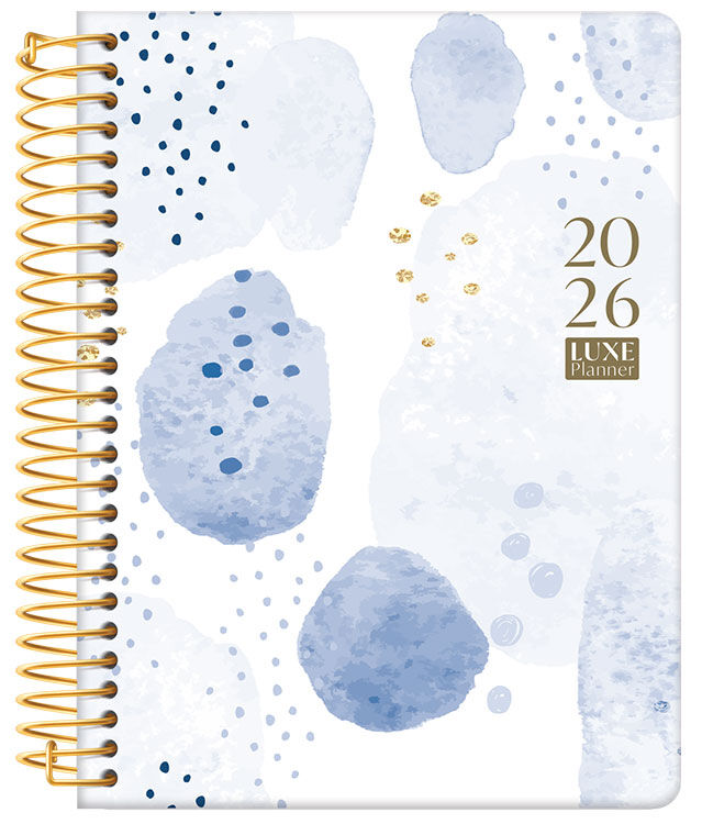 Luxe Planner 2026 (Weekly) - Indigo Quartz