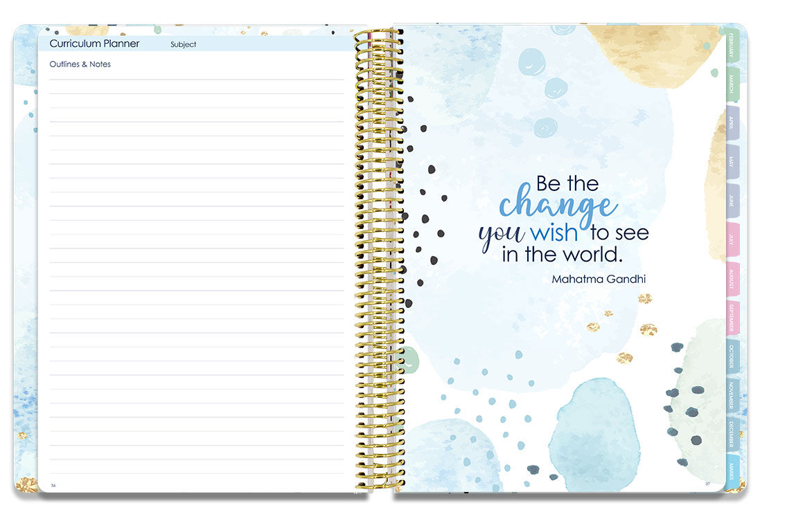 Luxe Planner 2026 (Weekly) - Indigo Quartz