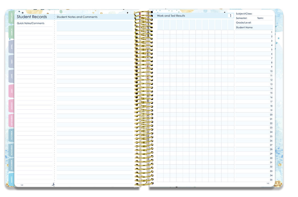 Luxe Planner 2026 (Weekly) - Indigo Quartz