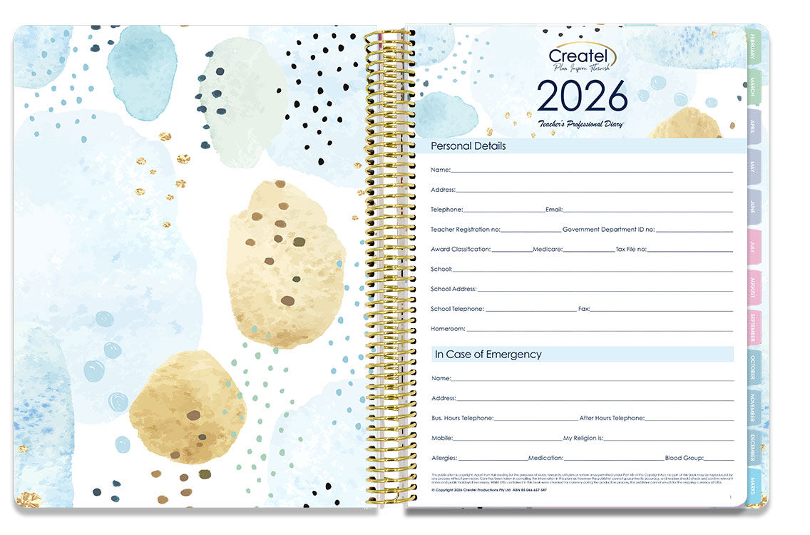 Luxe Planner 2026 (Weekly) - Quartz