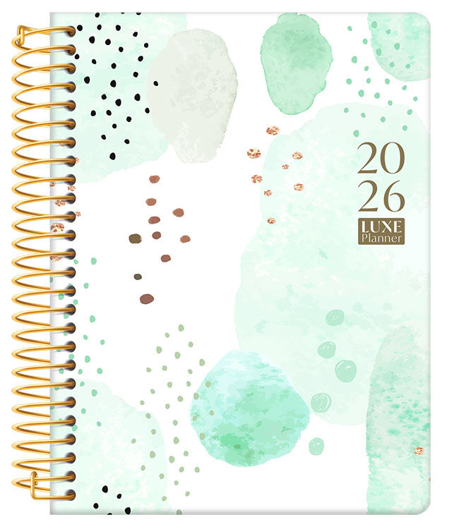 Luxe Planner 2026 (Weekly) - Emerald