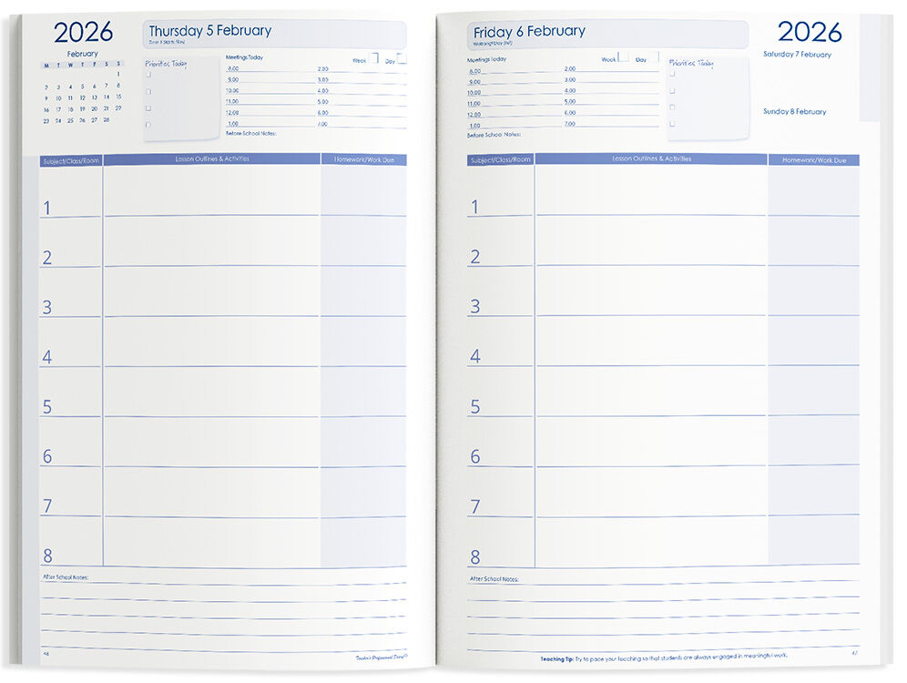 Secondary Pure Paperback Planner 2026 (Daily)
