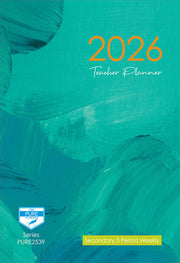 Secondary 5-Period Pure Paperback Planner 2026 (Weekly)