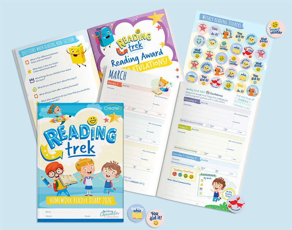 ReadingTrek 2026 (Years K-4) Home Reader Diary