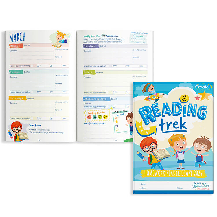 ReadingTrek 2026 (Years K-4) Home Reader Diary