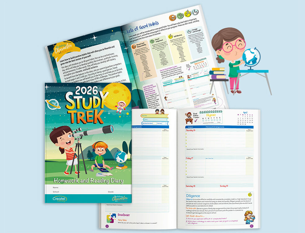 StudyTrek 2026 (Years 4-7) Homework Diary