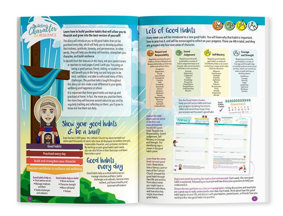 StudyTrek Catholic 2026 (Years 4-7) Homework Diary