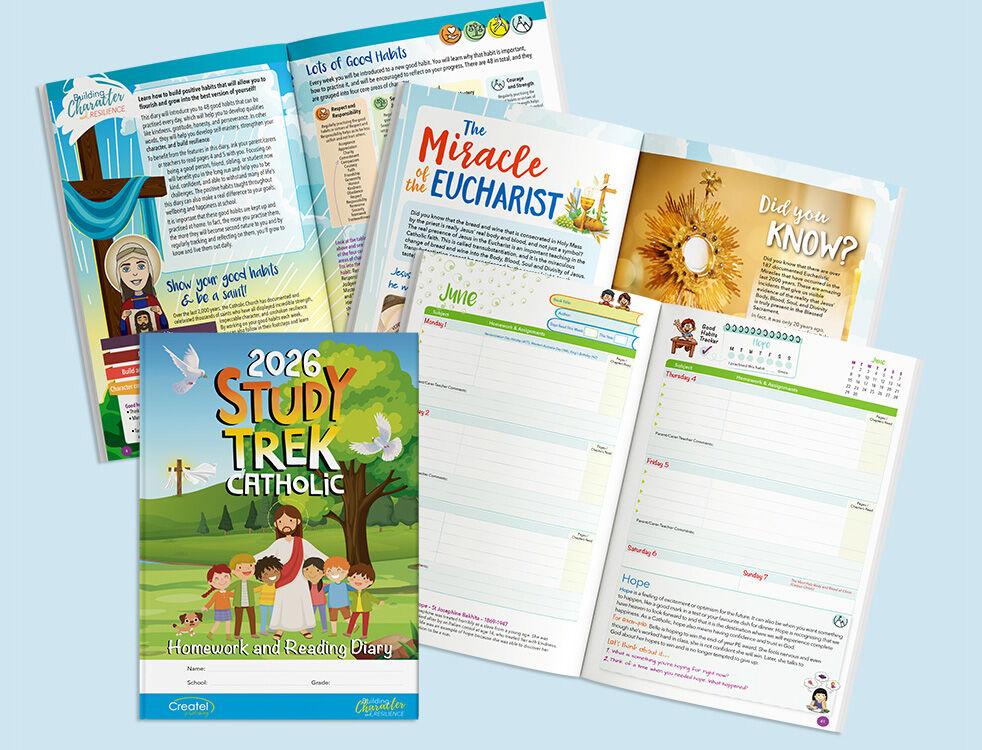 StudyTrek Catholic 2026 (Years 4-7) Homework Diary