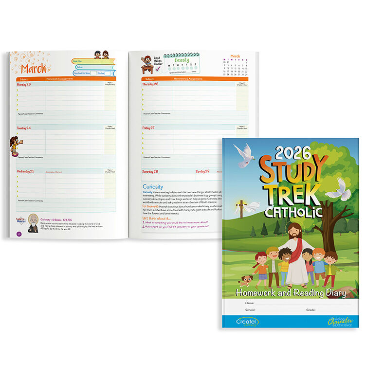 StudyTrek Catholic 2026 (Years 4-7) Homework Diary