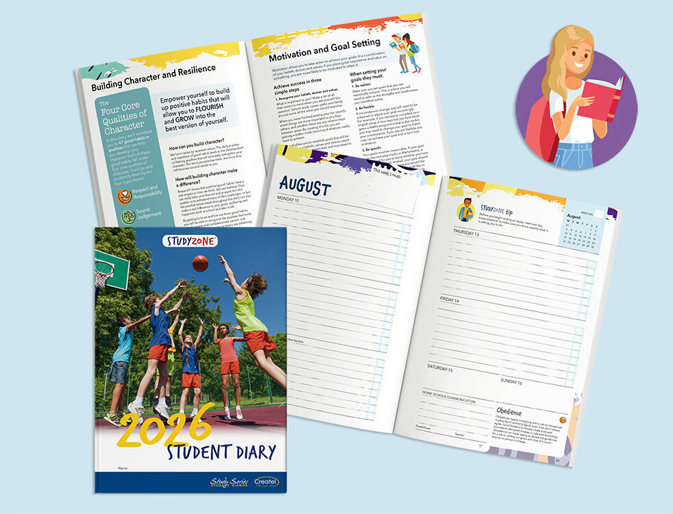 StudyZone 2026 (Years 7-12) Student Diary