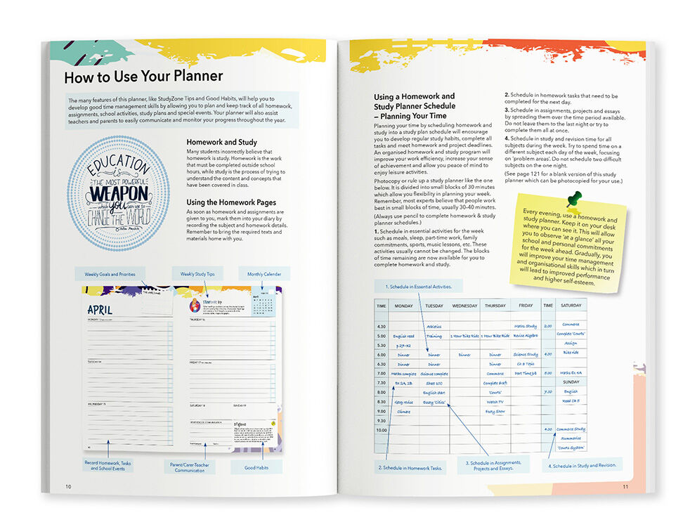 StudyZone 2026 (Years 7-12) Student Diary