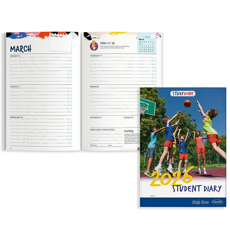 StudyZone 2026 (Years 7-12) Student Diary