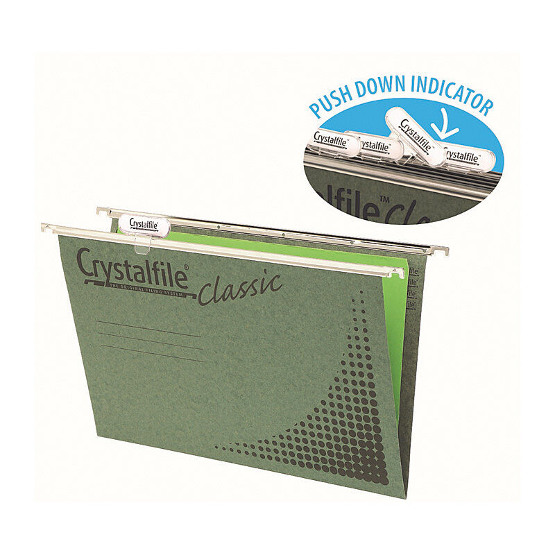 Crystalfile Complete Suspens File Foolscap Classic (Pack of 50)