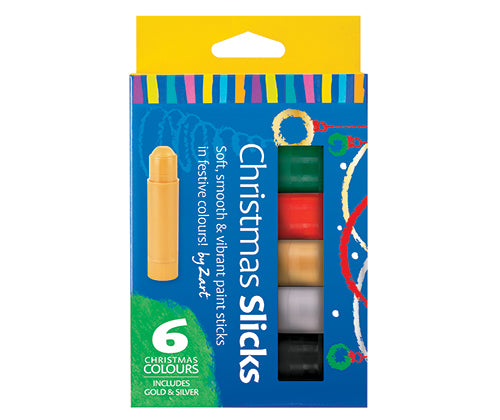 Slicks Christmas Colours - Pack of 6