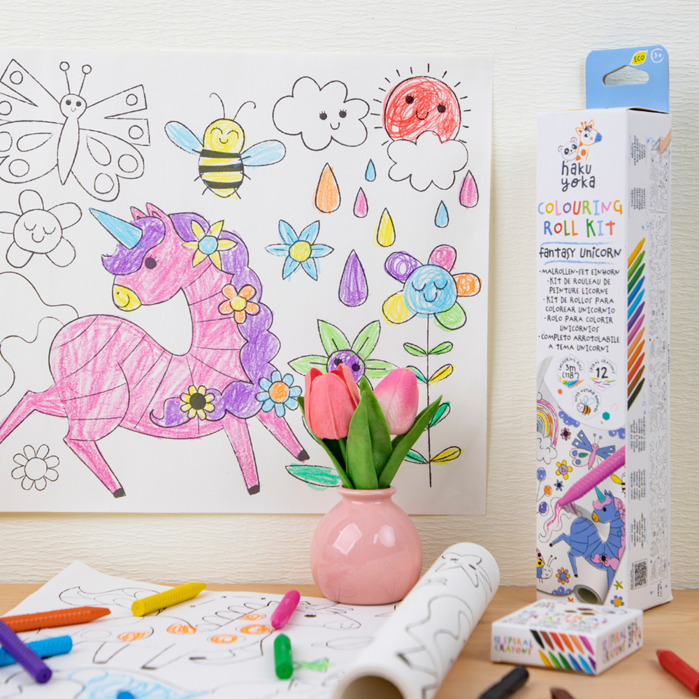 Haku Yoka Colouring Roll Kit - Fantasy Unicorn - view 2