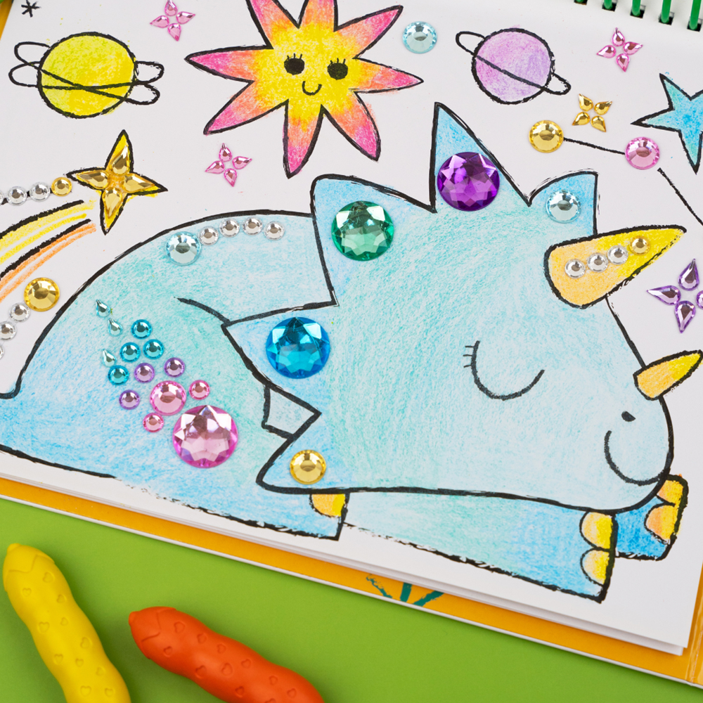 Haku Yoka Art To Go - My First Colouring Kit - Dino Friends - view 2