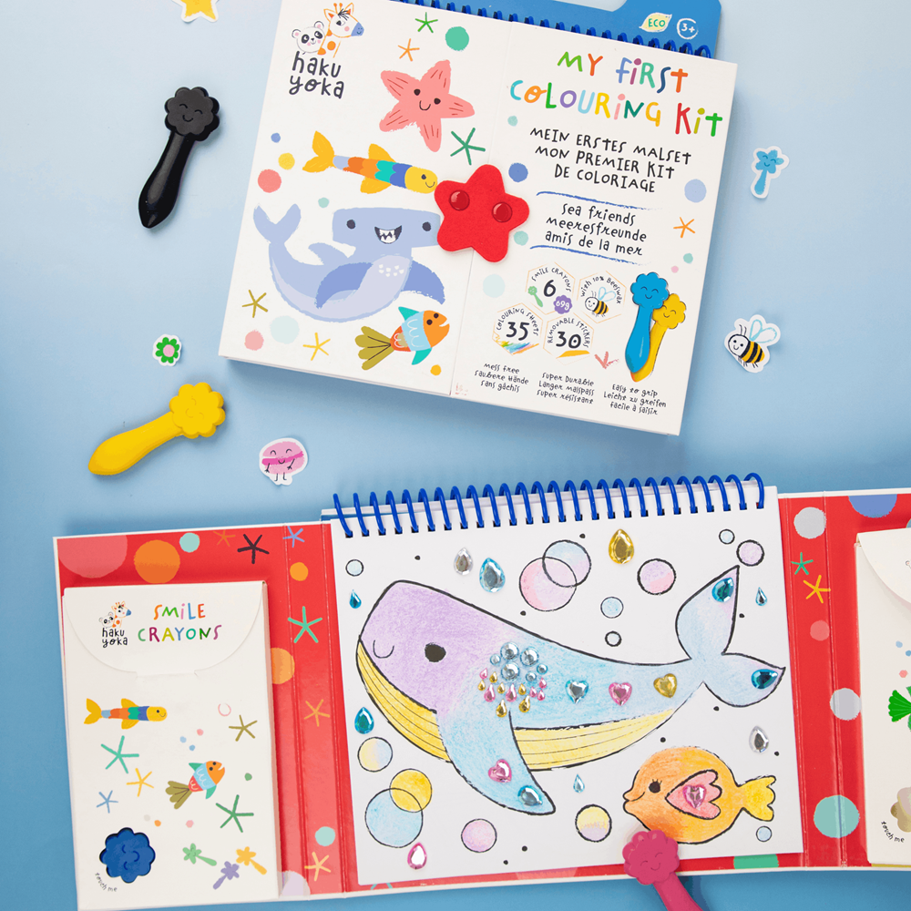 Haku Yoka Art To Go - My First Colouring Kit - Sea Friends - view 2