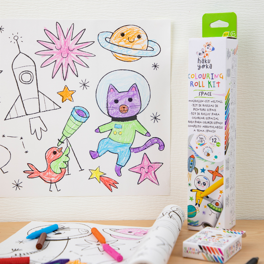 Haku Yoka Colouring Roll Kit - Space - view 2