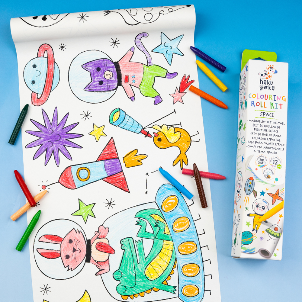 Haku Yoka Colouring Roll Kit - Space - view 3