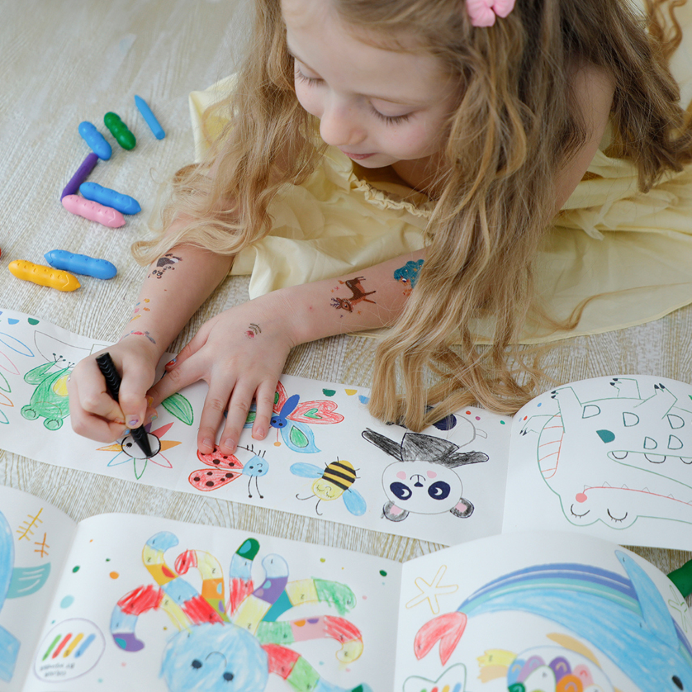 Haku Yoka Mini Colouring Roll Kit - Sealife - view 2