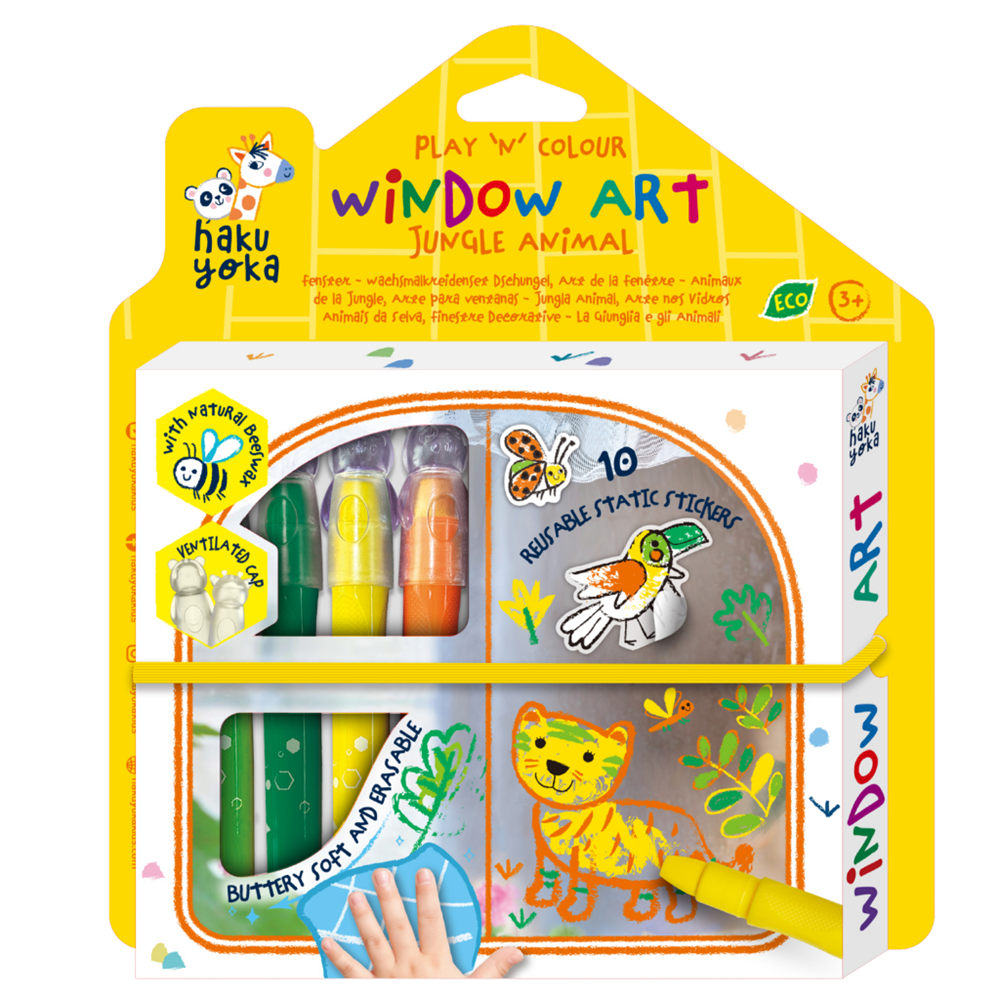 Haku Yoka Window Art - Jungle Animal