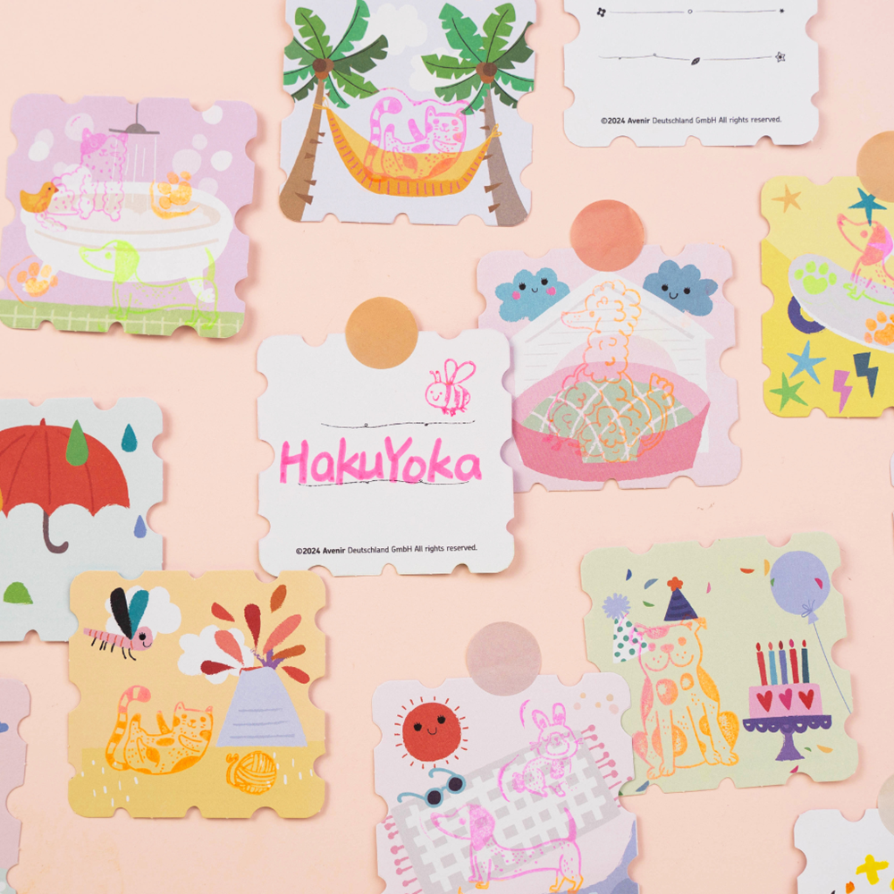 Haku Yoka Art To Go - Stamp Art - My Lovely Pets - view 2