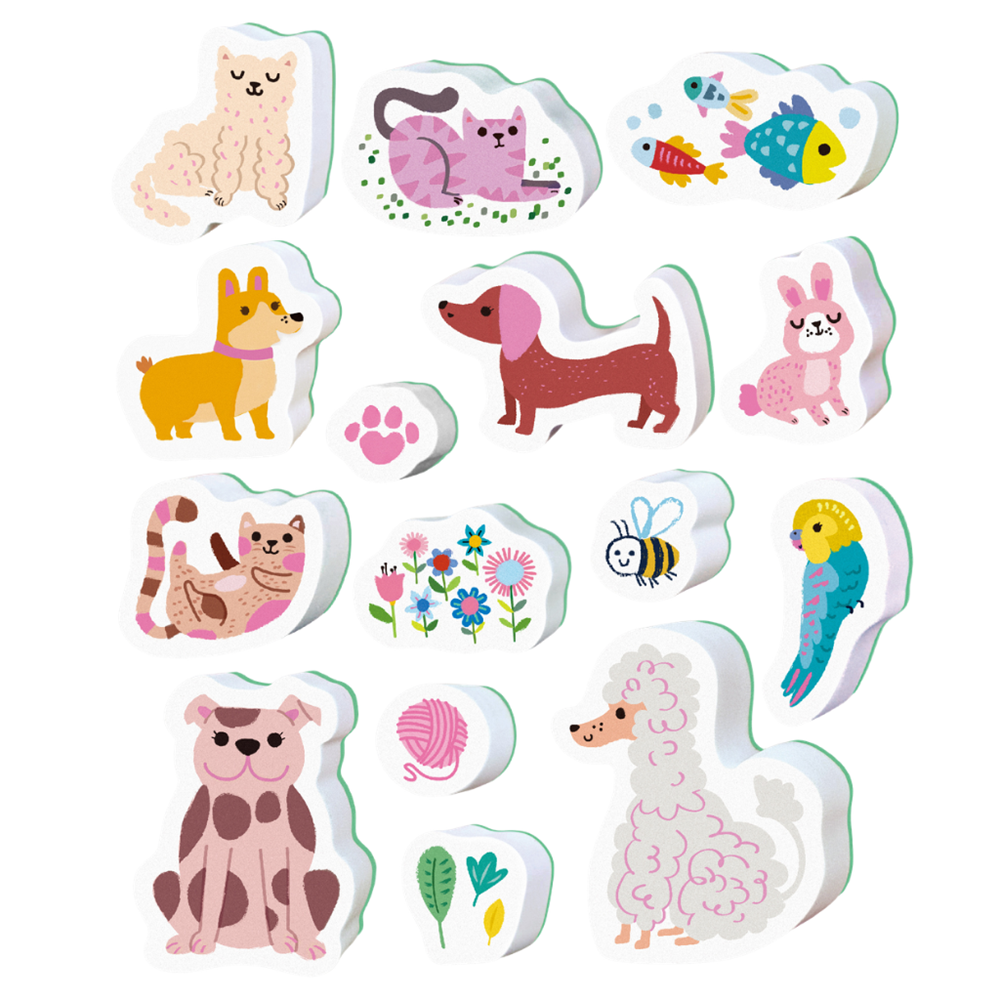 Haku Yoka Art To Go - Stamp Art - My Lovely Pets - view 3