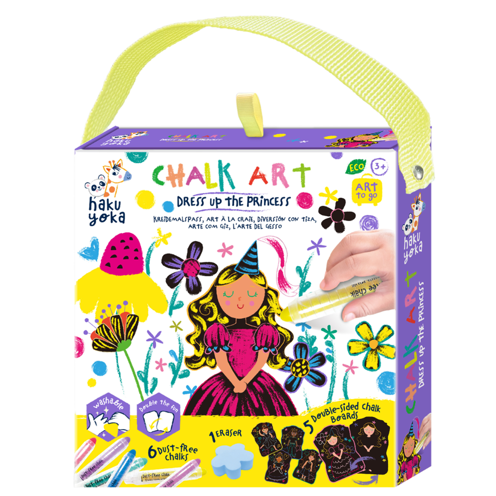 Haku Yoka Art To Go - Chalk Art - Dress Up The Princess