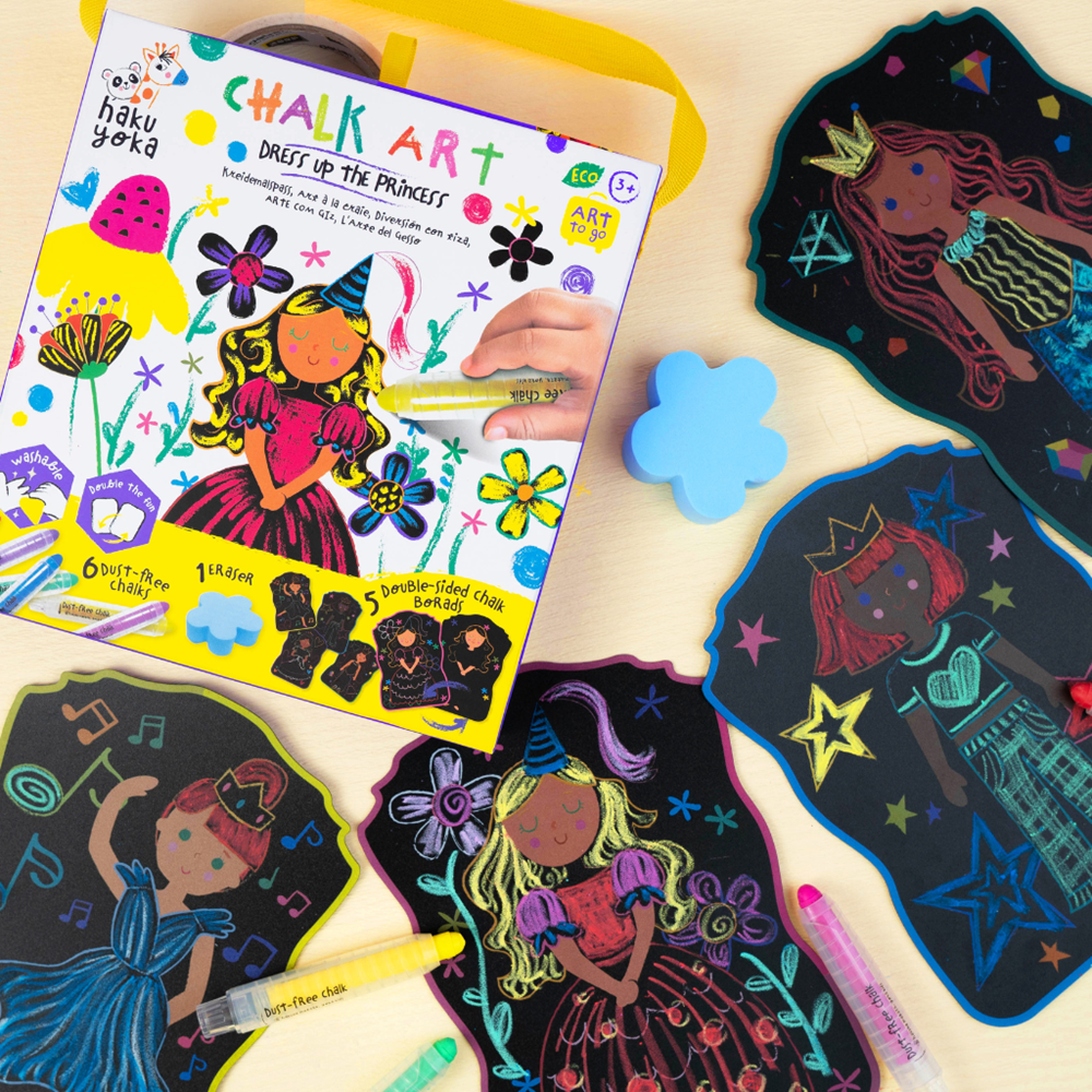Haku Yoka Art To Go - Chalk Art - Dress Up The Princess - view 3