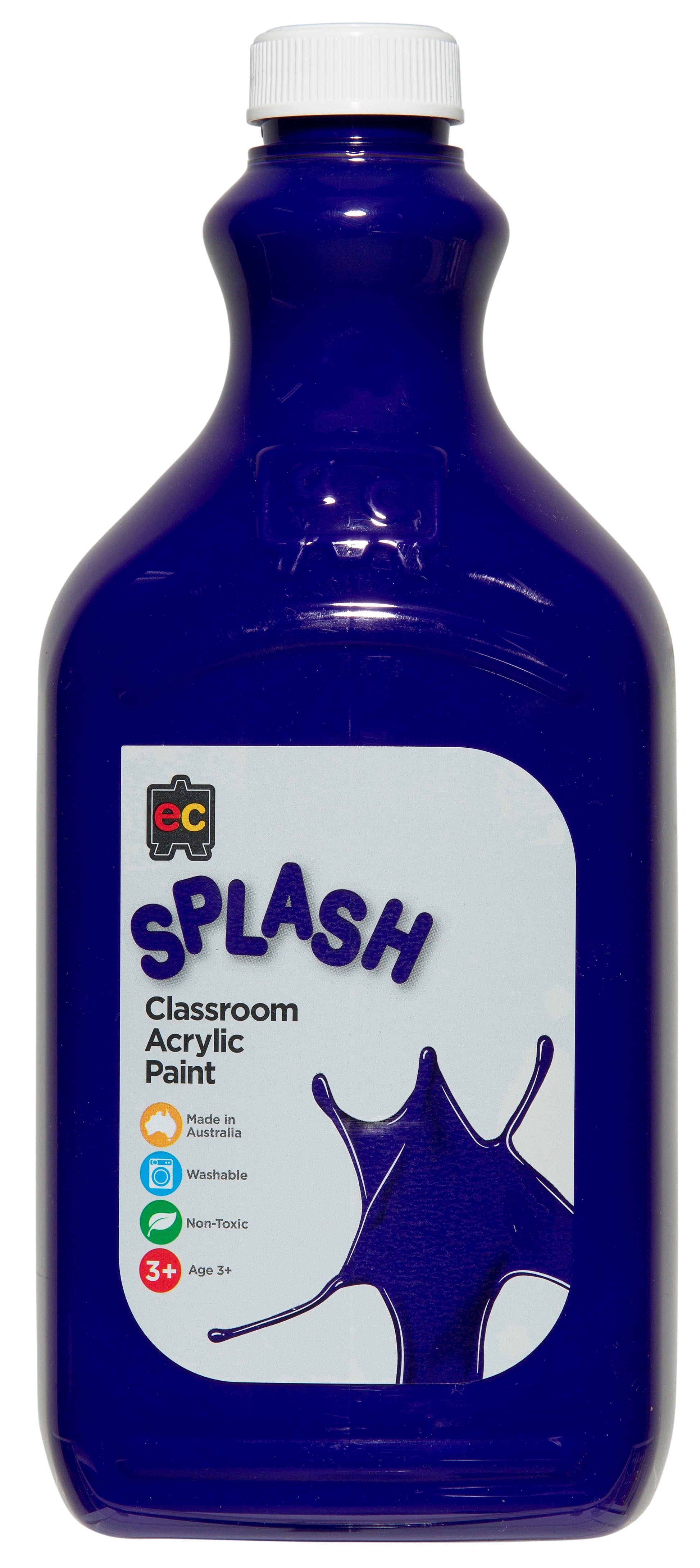 Splash Acrylic Paint 2L - Purple Blast (Purple)