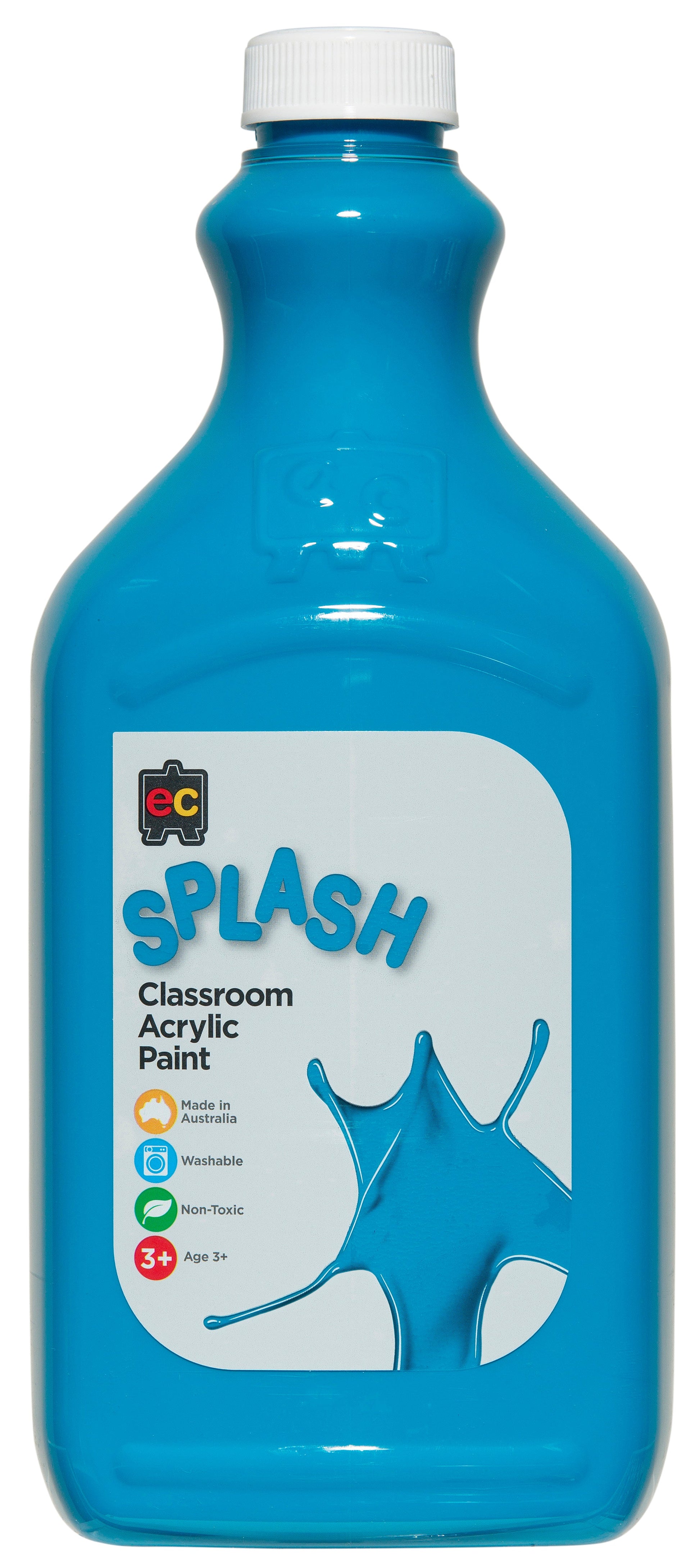 Splash Acrylic Paint 2L - Peppermint (Turquoise)