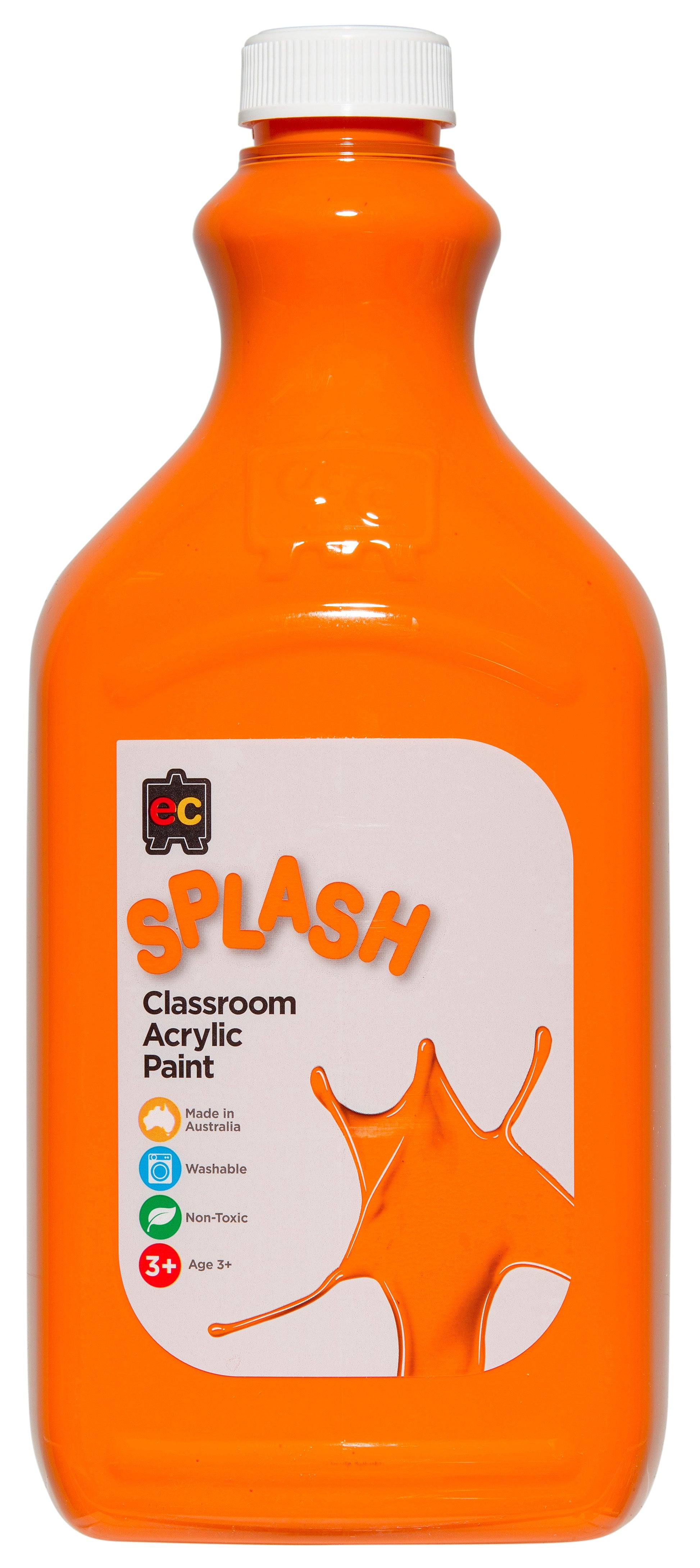 Splash Acrylic Paint 2L - Tangy (Orange)
