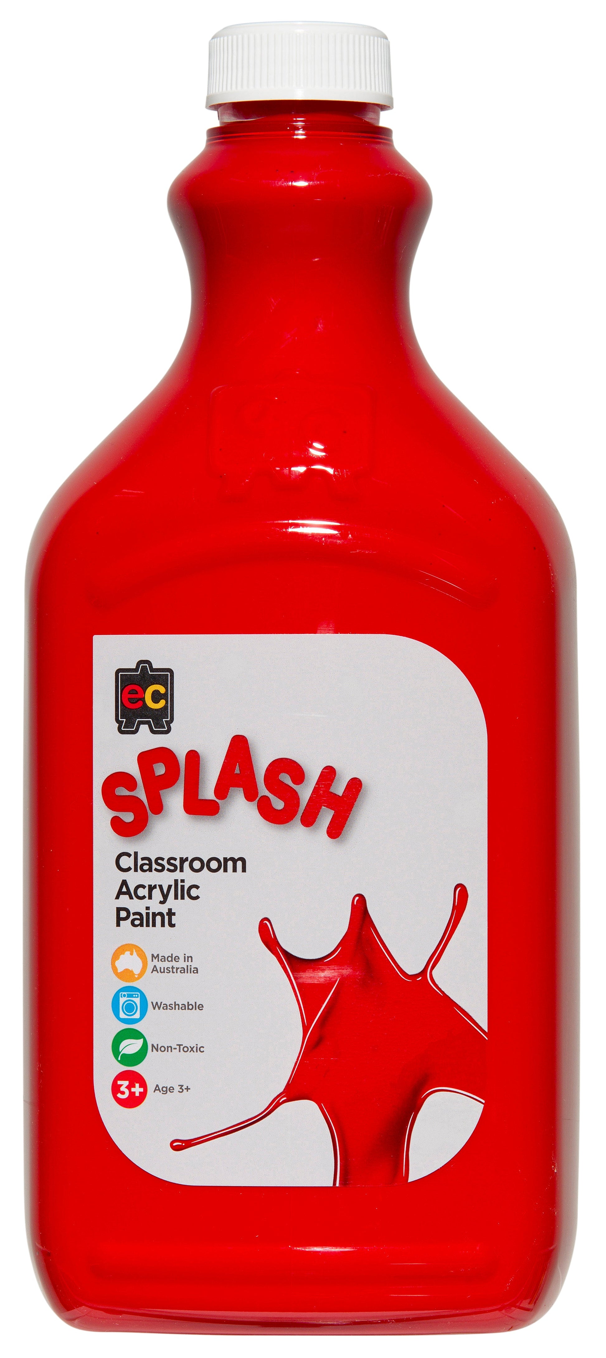 Splash Acrylic Paint 2L - Toffee Apple (Red)