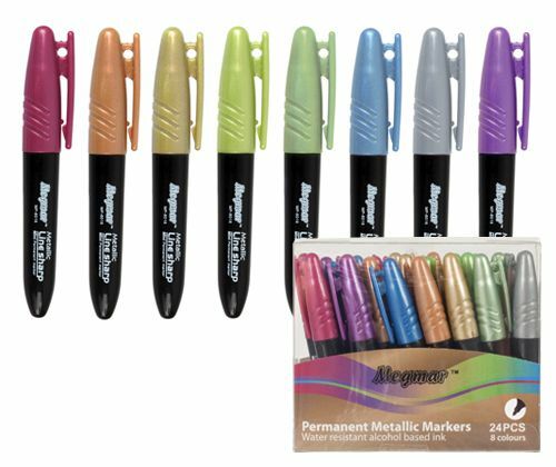 Megmar - Metallic Markers (Pack of 24)