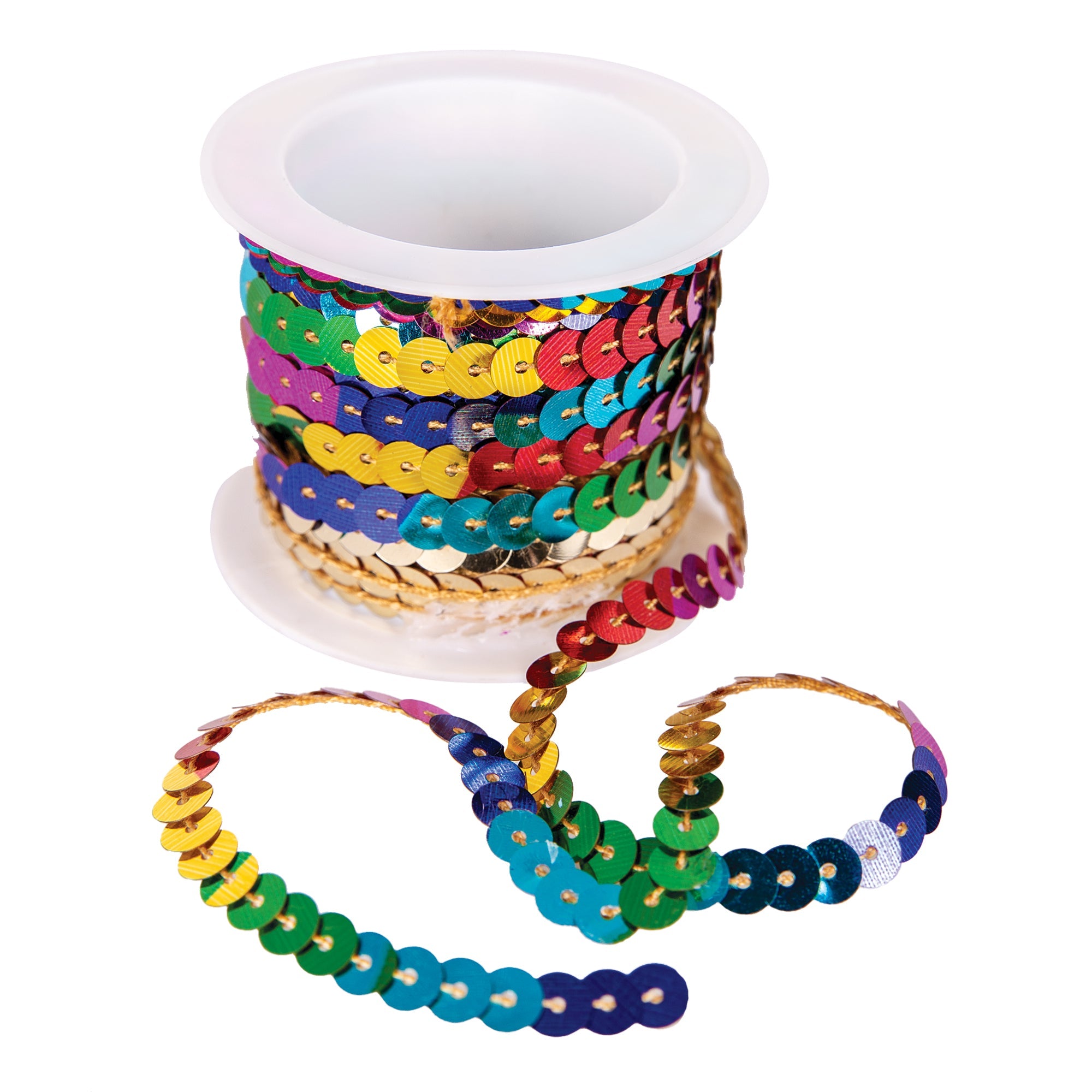 Rainbow Sequin String 5mm X 5m