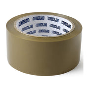 Cumberland Packaging Tape 48mm X 75M Brown - Pack of 6