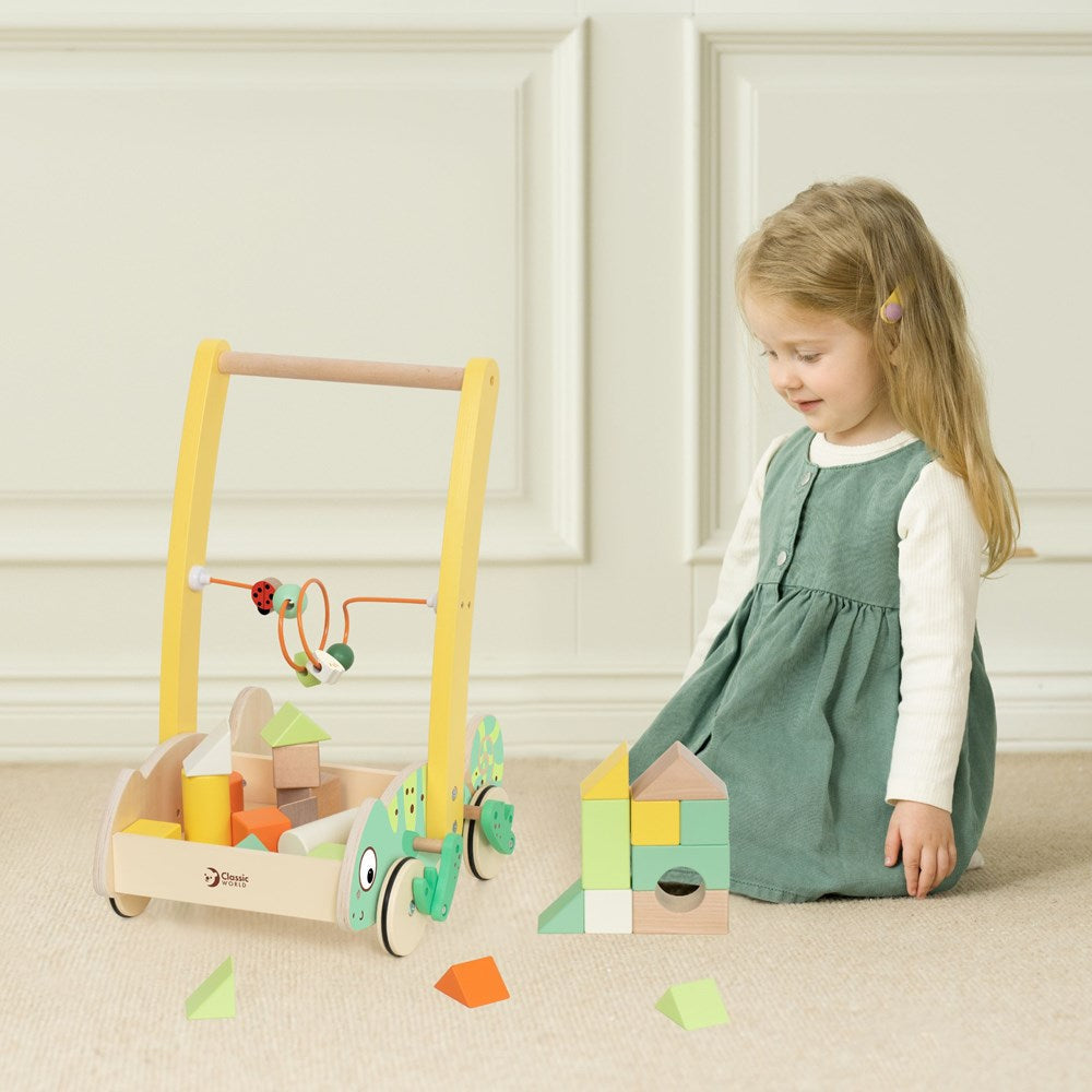 Classic World Baby Walker with Blocks - view 3