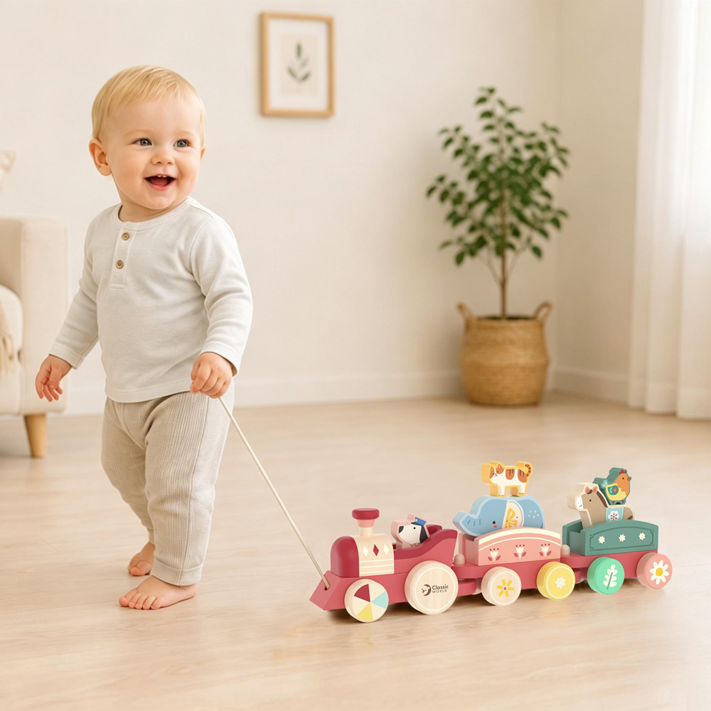 Classic World Pull Dudu Train - view 3