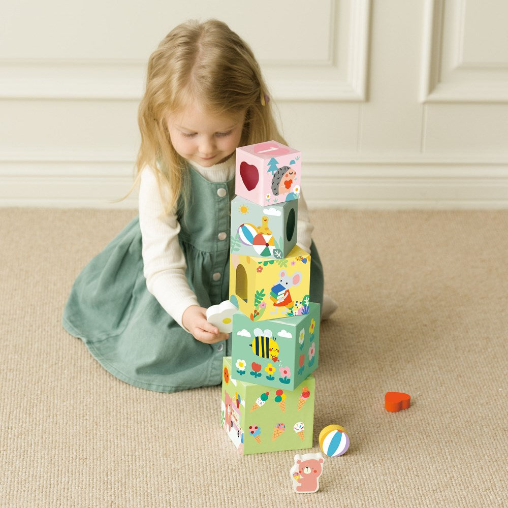 Classic World Forest Stacking Cubes - view 3
