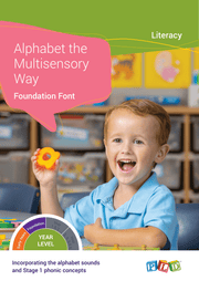 Alphabet the Multi Sensory Way – Foundation Font