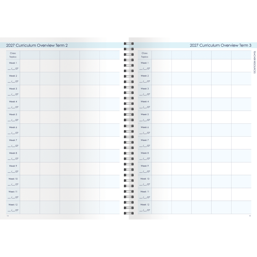 2027 Teacher Planner