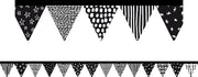 Black & White Triangles - Die-Cut Border (Pack of 12)