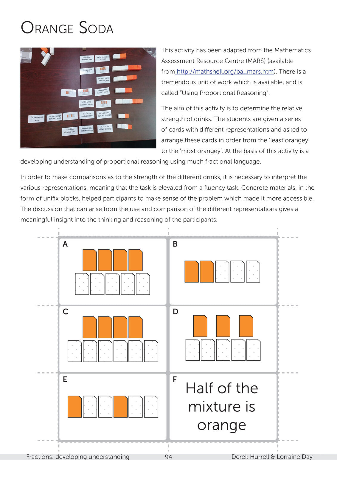 Developing a Conceptual Understanding of Fractions