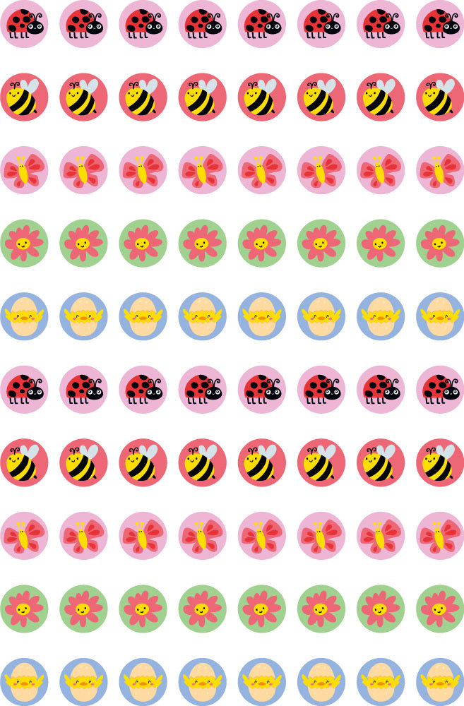 Spring - Dynamic Dots Stickers (Pack of 800)